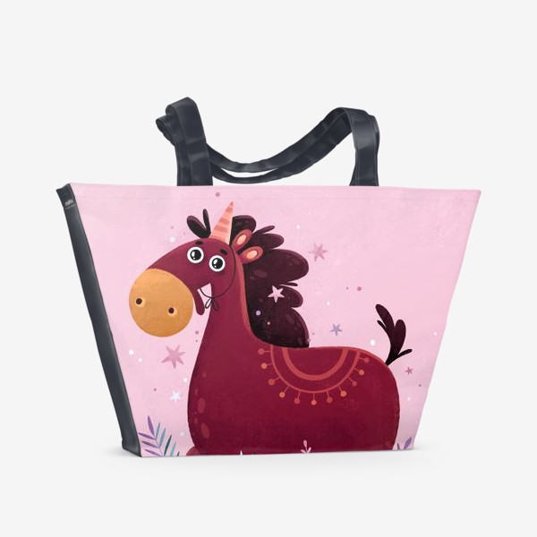 Пляжная сумка &laquo;Розовый конь&raquo;