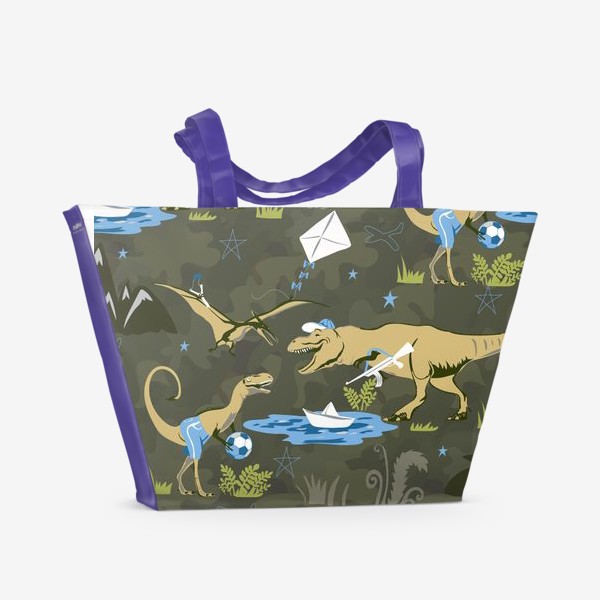 Пляжная сумка «Dinoboys»