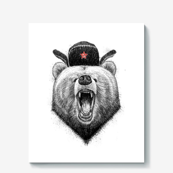 Холст «Сердитый Медведь»