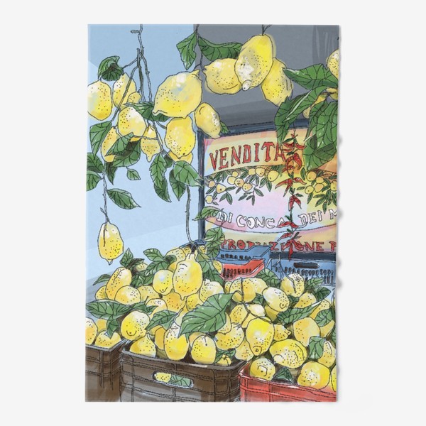 Полотенце &laquo;Итальянские лимоны(цвет)&raquo;