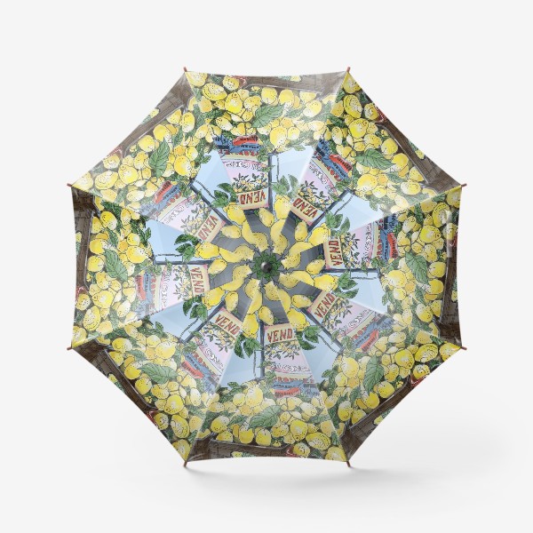 Зонт &laquo;Итальянские лимоны(цвет)&raquo;