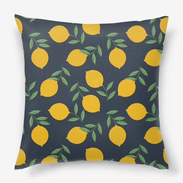 Подушка «Lemon pattern»