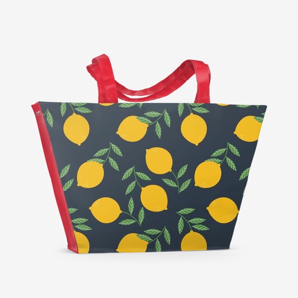 Пляжная сумка «Lemon pattern»