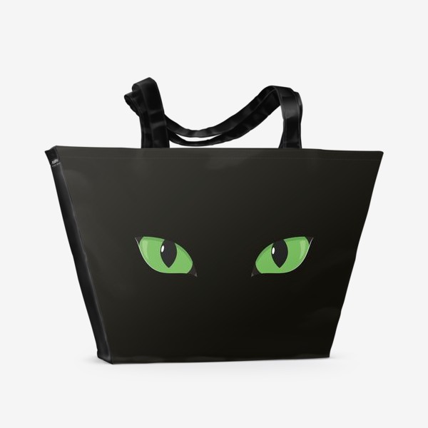 Пляжная сумка «Чёрная кошка»