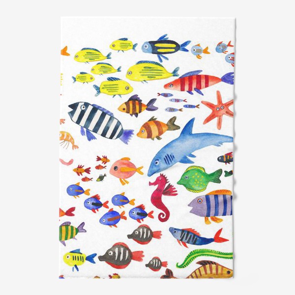 Полотенце «Рыбки. Морские жители»