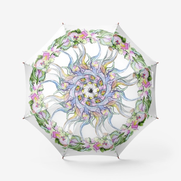 Зонт «Растительная композиция»