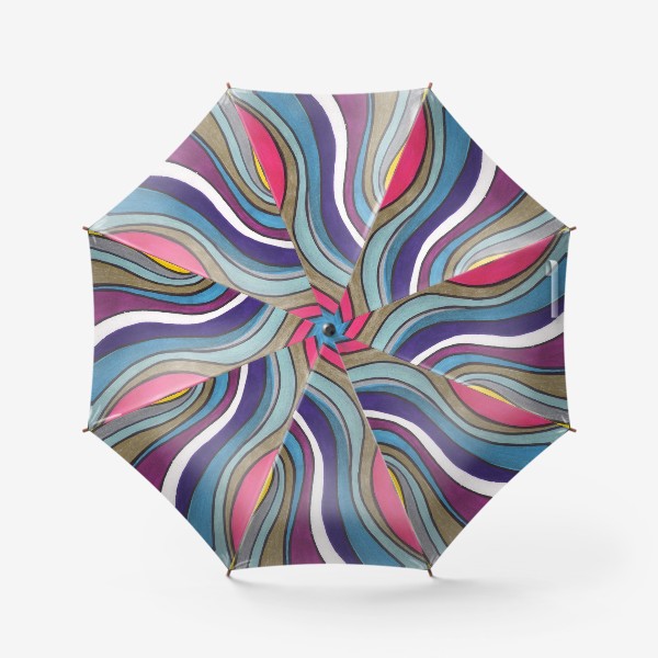 Зонт «Разноцветные волны»