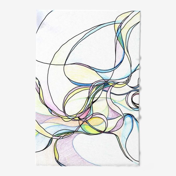 Полотенце «Графичная цветная абстракция »