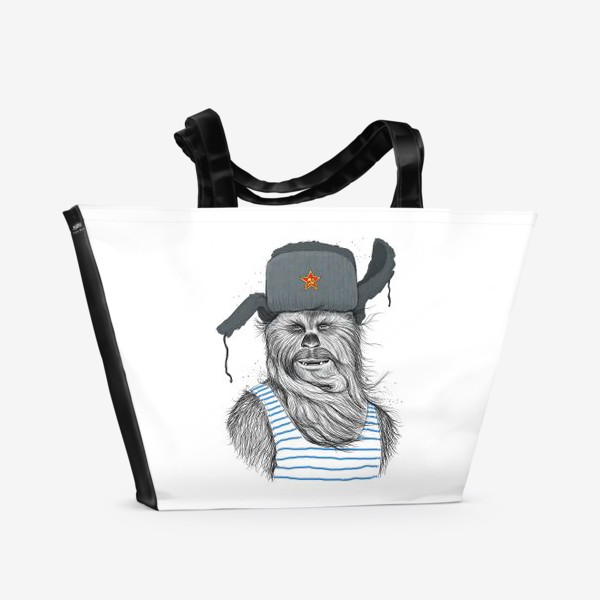 Пляжная сумка «Русский Чубака»