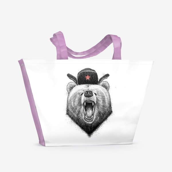 Пляжная сумка «Сердитый Медведь»