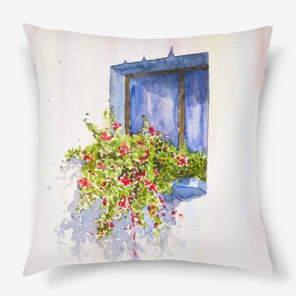 Подушка «Окно во двор»