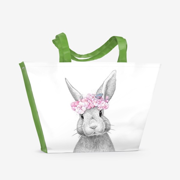 Пляжная сумка «Весенний Кролик»
