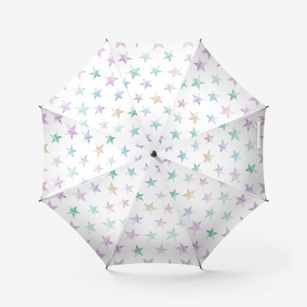 Зонт «Узор со звёздочками.»