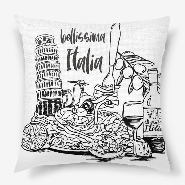 Подушка «Bellissima Italia»