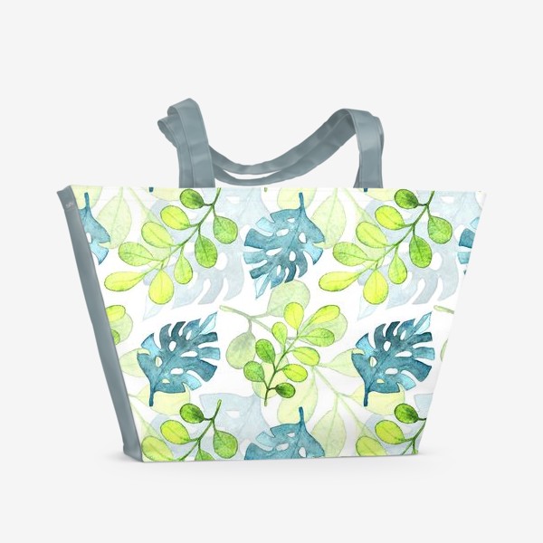 Пляжная сумка «Тропическая листва»