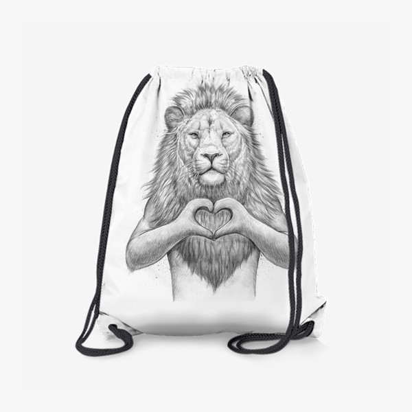 Рюкзак «Лев с сердцем»