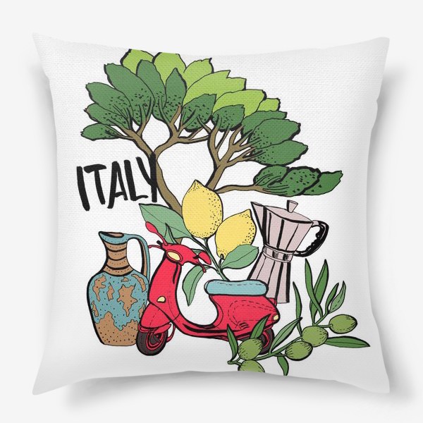 Подушка «Вкусная Италия»