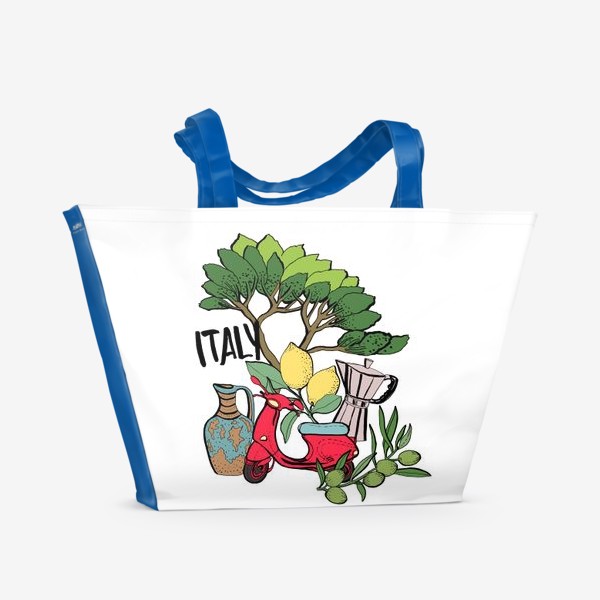 Пляжная сумка «Вкусная Италия»