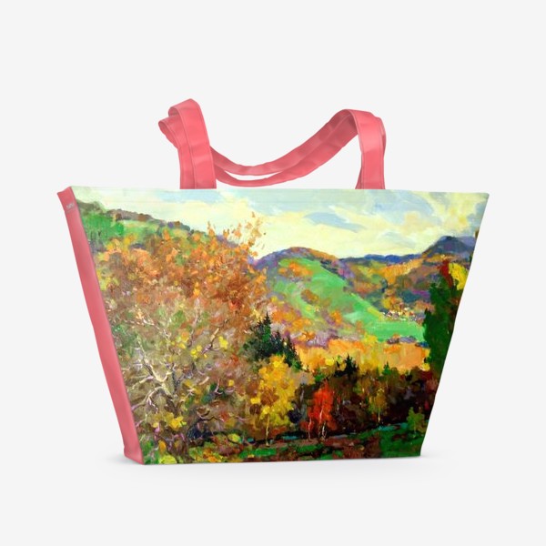 Пляжная сумка &laquo;Осень в Жигулях&raquo;