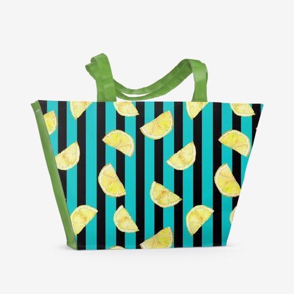 Пляжная сумка «Сочные Лимоны »