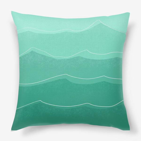 Подушка «Мятное море»