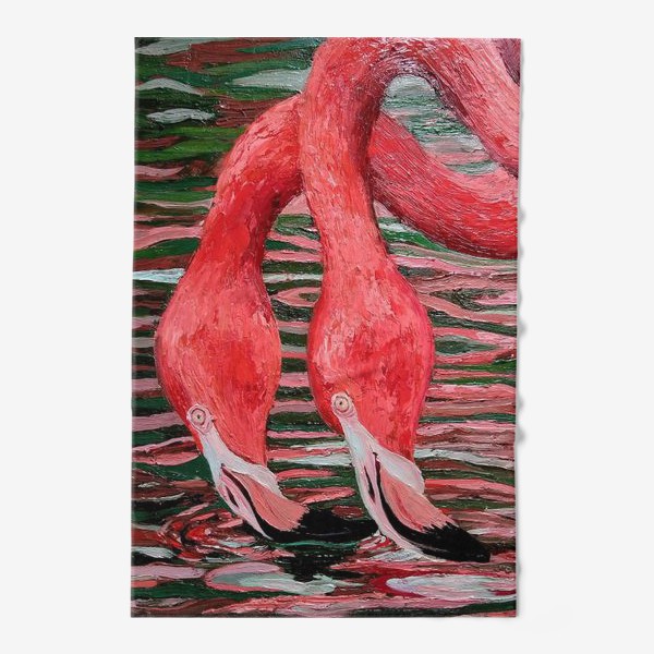 Полотенце «фламинго»