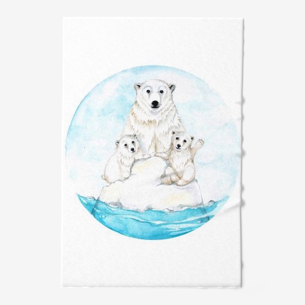 Полотенце «Белые медведи»