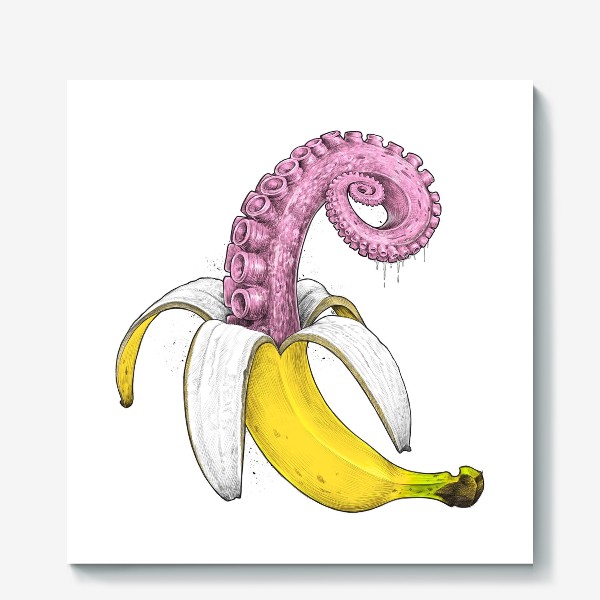 Холст «Банан осьминог»