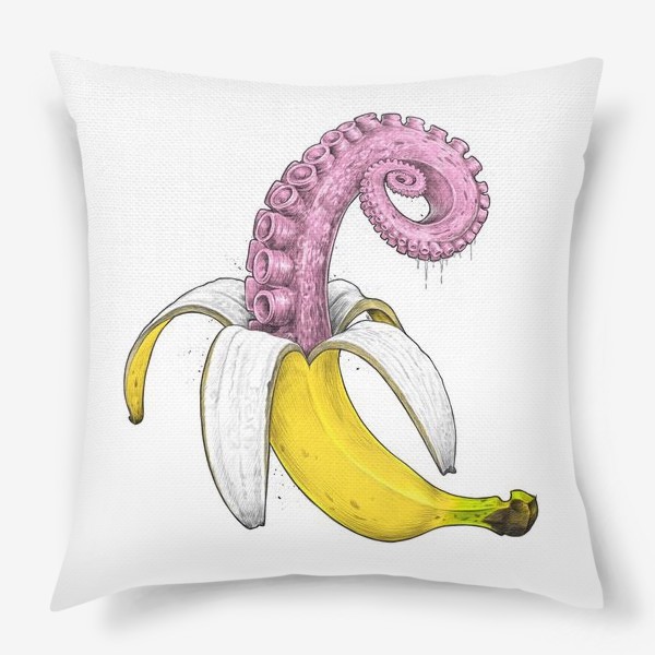 Подушка «Банан осьминог»