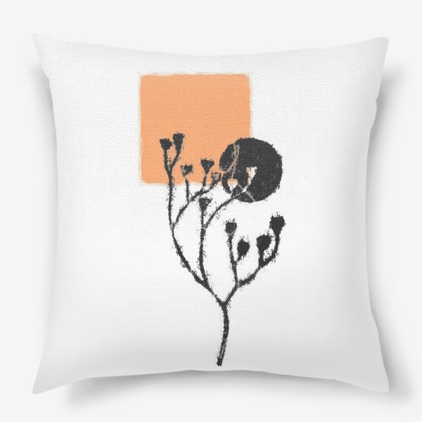 Подушка «Диатипия с оранжевым»