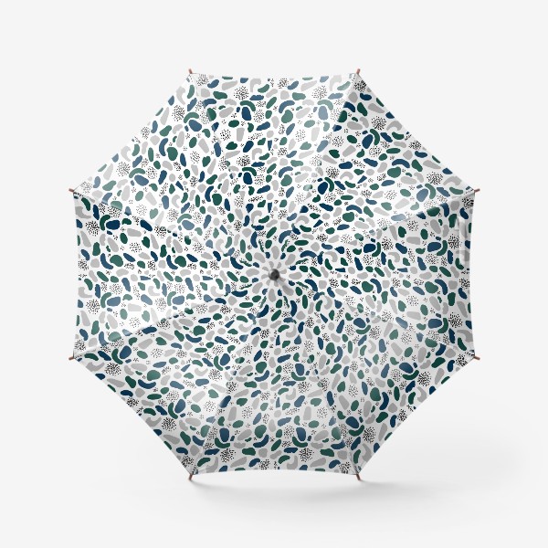 Зонт «Абстрактный паттерн с точками/ Abstract Pattern with Dots and Shapes»