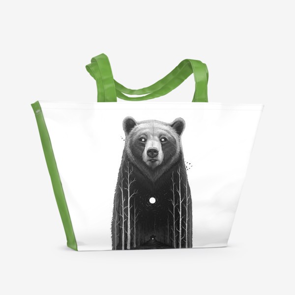 Пляжная сумка «Ночной Медведь»