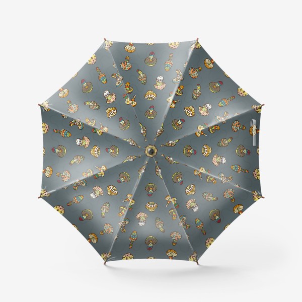 Зонт «Веселые грибочки»