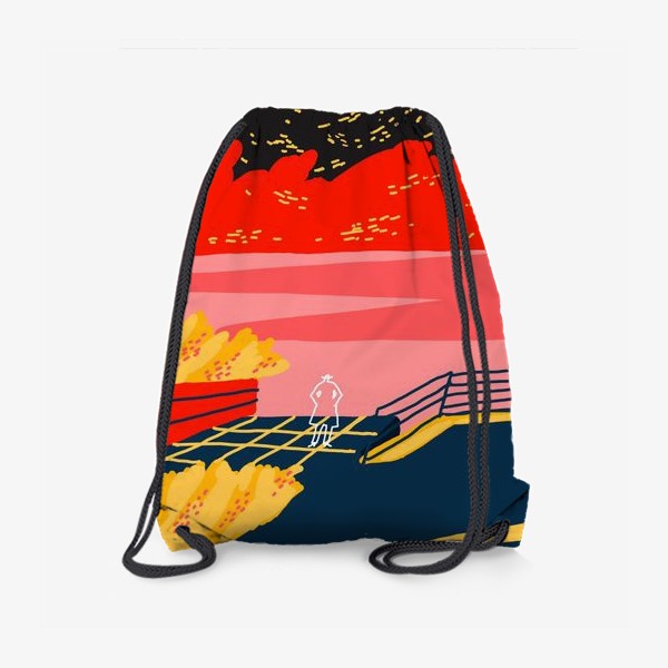 Рюкзак «Звездная ночь у озера»