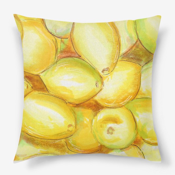 Подушка «Лимонная жизнь»