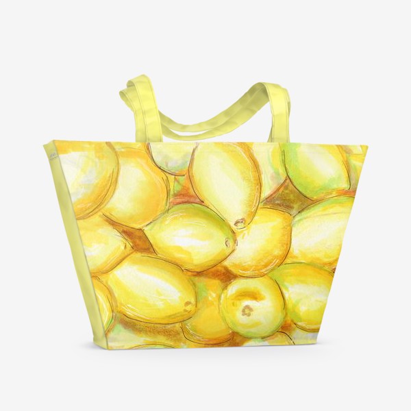 Пляжная сумка «Лимонная жизнь»