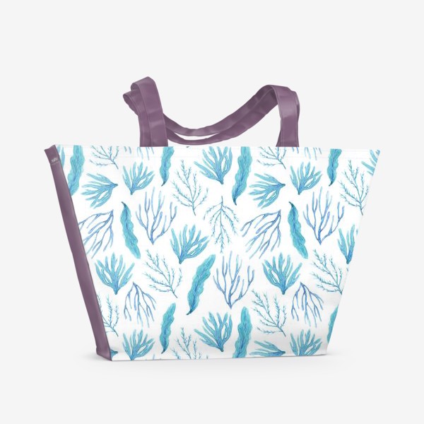 Пляжная сумка &laquo;Сине-зеленые водоросли&raquo;