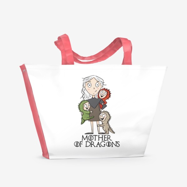 Пляжная сумка &laquo;Mother of Dragons. Мать матерь драконов&raquo;