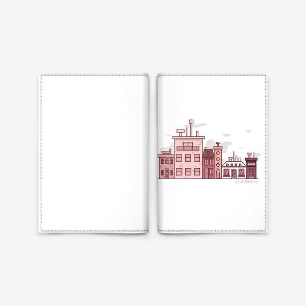 Обложка для паспорта «Город»