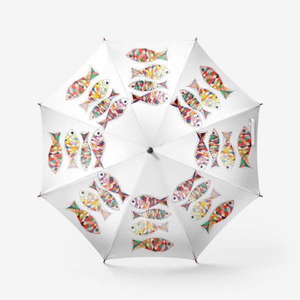 Зонт «четыре  рыбы»