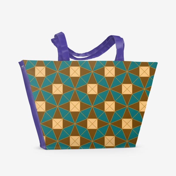 Пляжная сумка «Исламский геометрический орнамент»