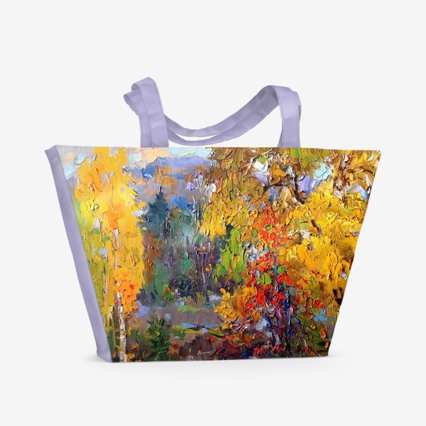 Пляжная сумка «Осеннее дефиле»