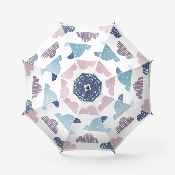 Зонт «Разноцветные тучки»