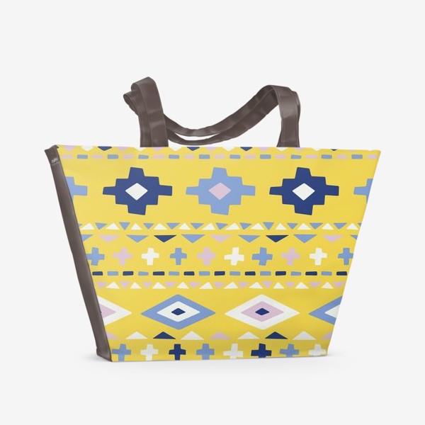 Пляжная сумка «Этно геометрия»
