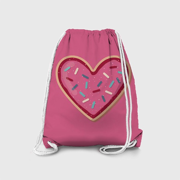 Рюкзак «Печенье в форме сердца»