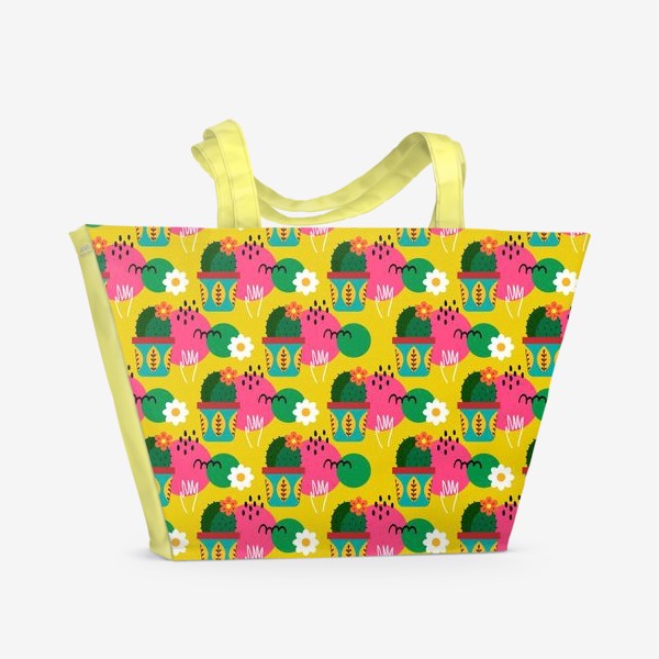 Пляжная сумка «Мексиканские кактусы»