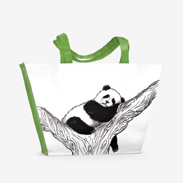 Пляжная сумка «Спящая панда»