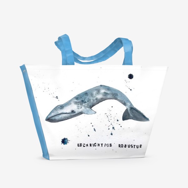 Пляжная сумка «серый кит»