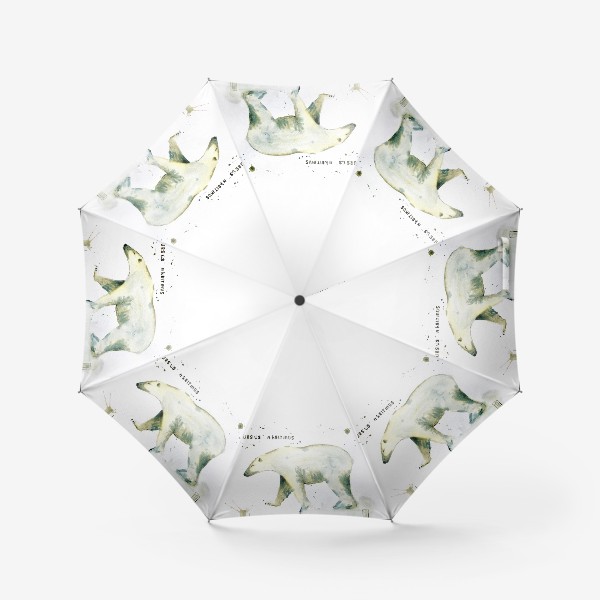 Зонт «белый мишка»