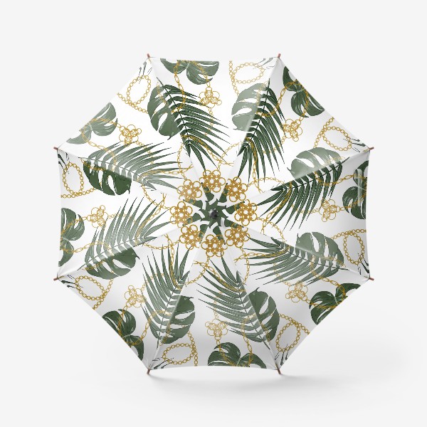 Зонт «листья пальм и цепочки»